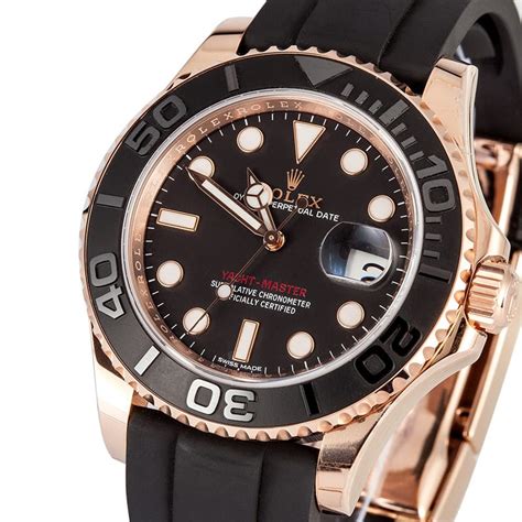 rolex yachtmaster rose gold rubber review|Rolex Yacht-Master price.